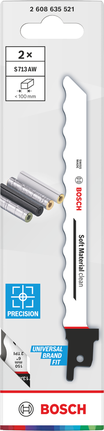 Bosch軟質材質清潔 HCS 刀片 2 片裝。